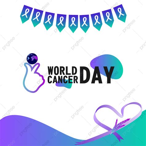 World Cancer Day Vector Hd Png Images World Cancer Day With Beautiful