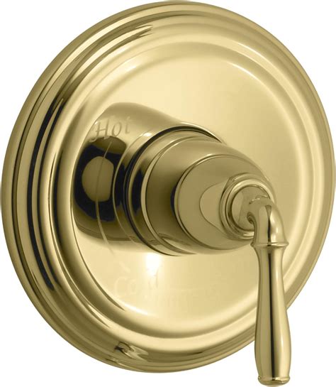 Kohler Ts Pb Devonshire Rite Temp Valve Trim With Lever Handle