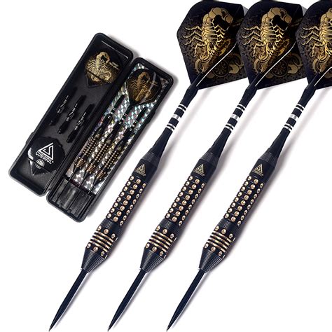 Cuesoul Black Scorpion Gram Steel Tip Brass Darts