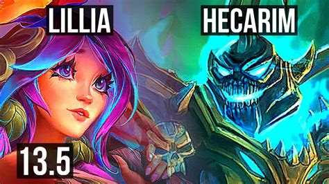 LILLIA Vs HECA JNG Rank 3 Lillia 7 1 17 Dominating TR