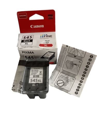 Canon Pixma Pg 545 Black Xl Ink Cartridgeopened Never Usedmg2455 Mg2500 Mg2540 Ebay