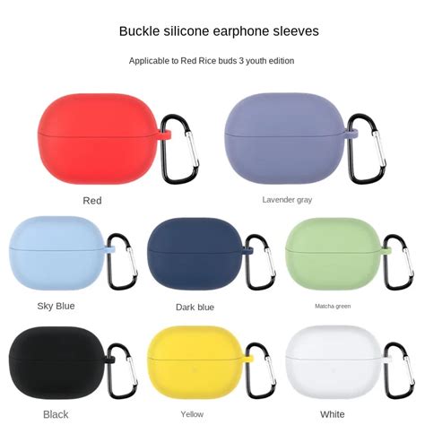 Funda protectora de silicona líquida para Xiaomi Redmi Buds 3 Lite