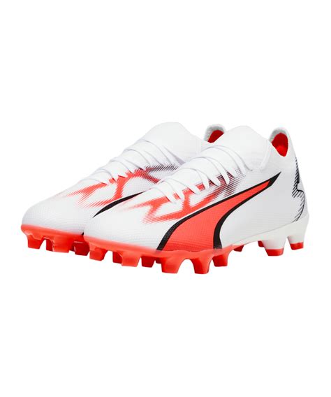 PUMA ULTRA Match FG AG Breakthrough Damen Weiss Rot F01 Fussballschuh