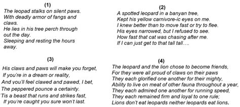 Class 10 English Poem "How to Tell Wild Animals" - Important Questions ...
