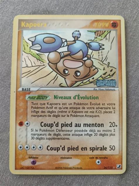 CARTE POKÉMON KAPOERA 26 115 REVERSE EX Forces Cachées VF FR EUR 10 00