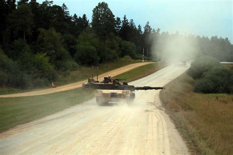 An M1 Abrams Main Battle Tank Assigned To The 3rd Battalion PICRYL