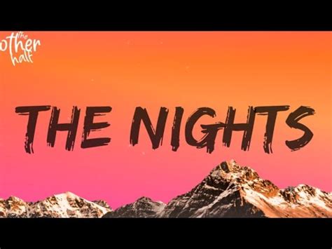 Avicii The Nights Letra Lyrics James Arthur Naked Lyrics FIFTY