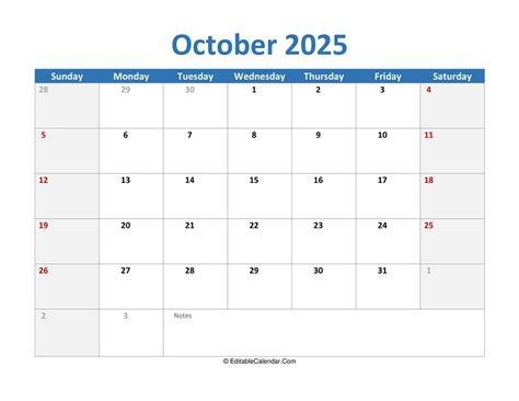 Holiday Calendar For October Lok Diana Idris