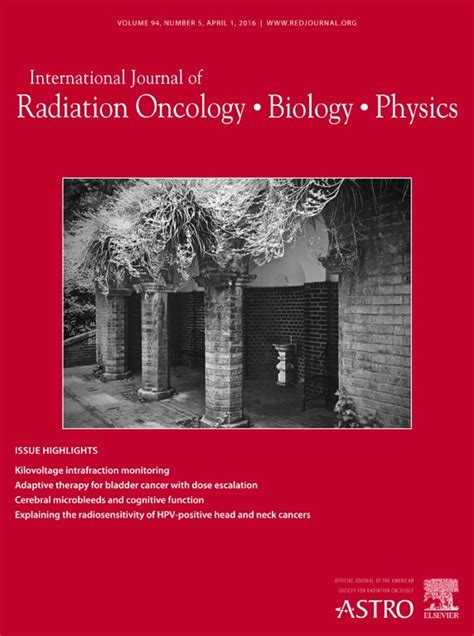 Table Of Contents Page International Journal Of Radiation Oncology