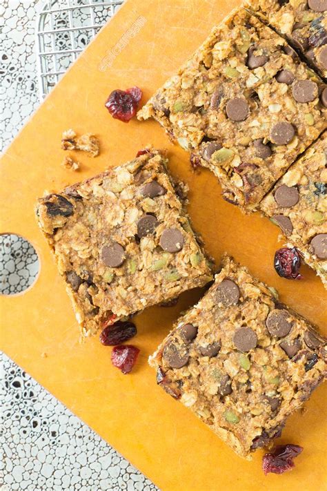 Healthy Oatmeal Chocolate Chip Bars With Sweet Potato Oatandsesame