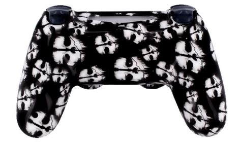 Sony Ps Playstation Dual Shock Cod Ghost White Hydro Dipped Controller