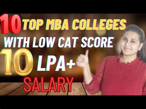 Best MBA Colleges Accepting LOW CAT SCORE Top 10 MBA Colleges In