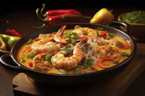 Shrimp Stew Traditional Dish Of Brazilian Cuisine And Consumed