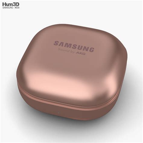 Samsung Galaxy Buds Live Mystic Bronze 3d 모델 다운로드 오디오 기기 On