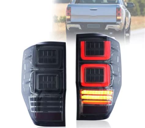 LED TAIL LIGHTS For 2012 2021 Ford Ranger Raptor PX Wildtrak T6 T7 T8