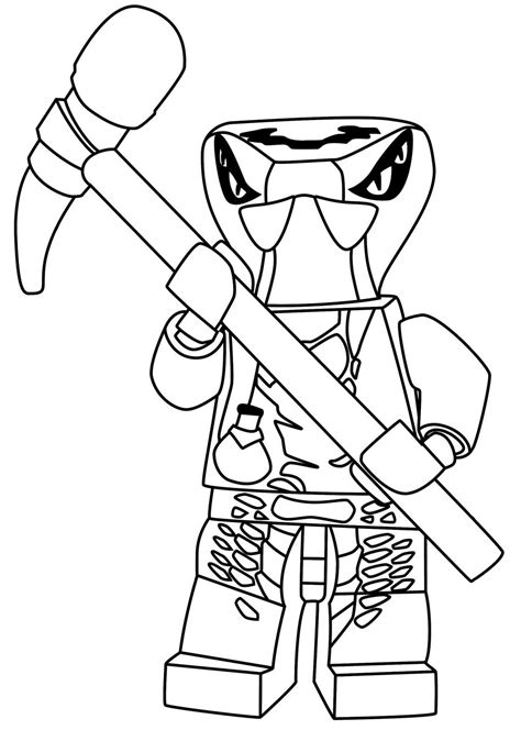 Ninjago Serpentine Coloring Pages