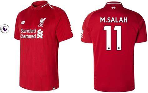 New Balance Trikot Herren Fc Liverpool 2018 2019 Home Pl M Salah 11