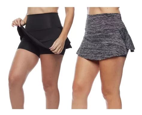 Kit Shorts Saia Feminino Liso Dan A Passeio Caminhada Mercadolivre