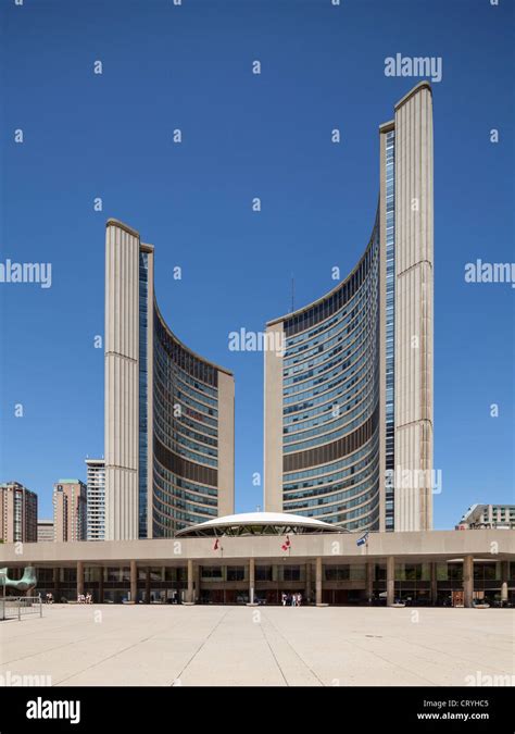 Toronto New City Hall Stock Photo Alamy