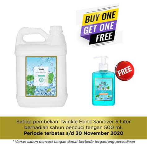 Jual Hand Sanitizer Cair Food Grade Etanol 70 W W Ukuran 5 Liter