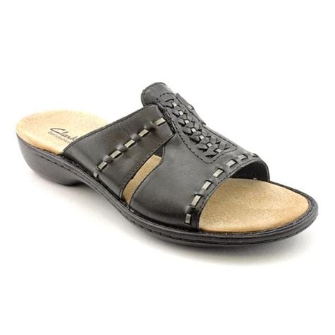 Clarks Women's 'Ina Bow' Leather Sandals - Narrow (Size 9.5) - Free ...