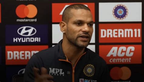 Jo Unhone Team Choose Ki Hai Shikhar Dhawan Breaks Silence On His Snub From India S T20