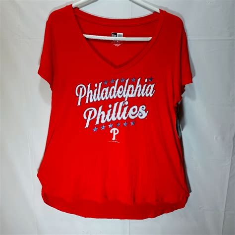New Era Tops Nwt New Era Womans Medium Philadelphia Phillies Tee