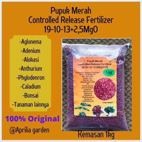 Jual Pupuk Slow Release Merah Mgo Te Sejenis Osmocote