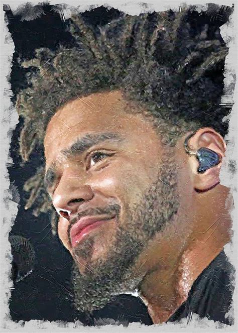 J Cole Digital Art By Poster Fine Art America