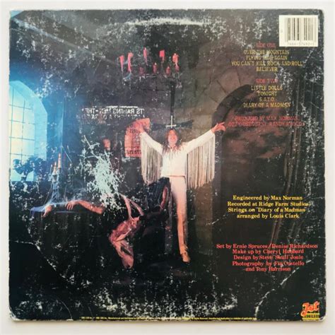 Ozzy Osbourne Diary Of A Madman Lp Vinyl Piringan Hitam Ph