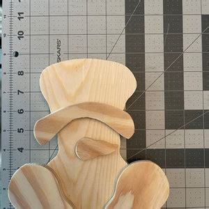 Mini Diy Snowman Unfinished Wood Craft Kit Etsy