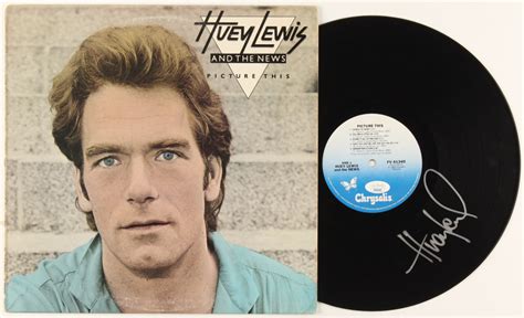 Huey Lewis Signed Huey Lewis And The News Picture This Vinyl Record