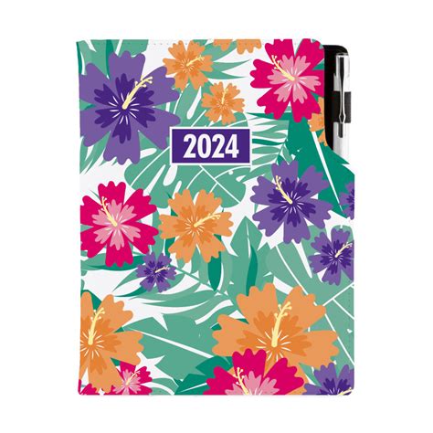 Diář DESIGN denní A5 2024 český - Tropic | AAApapir.cz