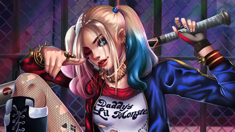 1920x1080 Harley Quinn 2020 Art 4k Laptop Full Hd 1080p Hd 4k Wallpapersimagesbackgrounds