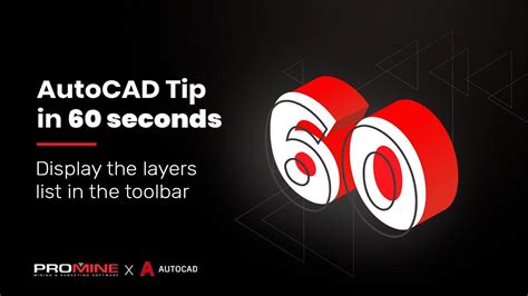 Display The Layers List In The Toolbar Toolbar Autocad Tips In