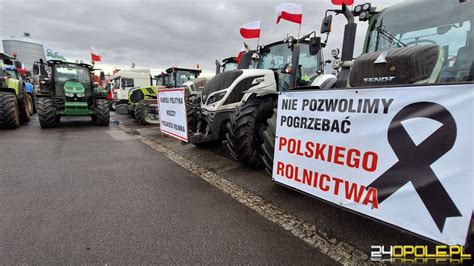 Opolscy rolnicy dołączyli do protestu na granicy polsko ukraińskiej