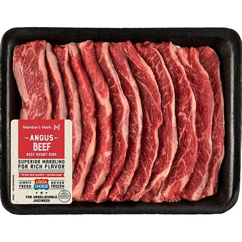 Members Mark Angus Beef Short Ribs Priced Per Pound Sams Club