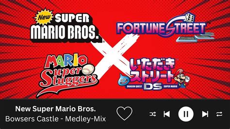 New Super Mario Bros Bowsers Castle Theme Medley Mix Youtube