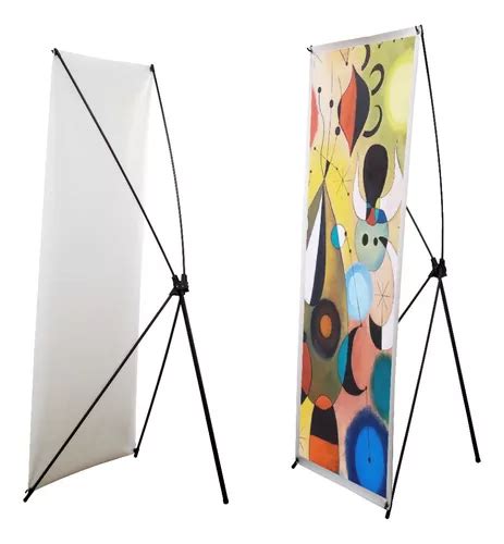 Porta Banner Display Base Met Lica Para Lona X Cm