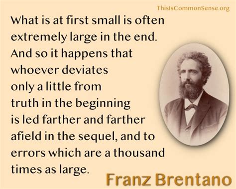 Franz Brentano ThisIsCommonSense Org