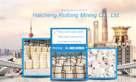 Haicheng Talc Powder Talc Powder Manufacturer Liaoning Talc Powder