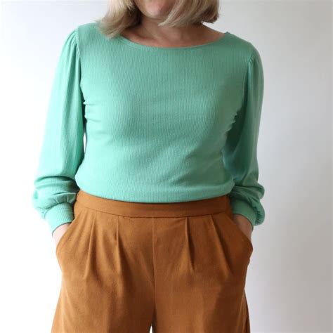 How To Sew Jade With A Puff Sleeve Made By Rae Tees Pattern Sleeves