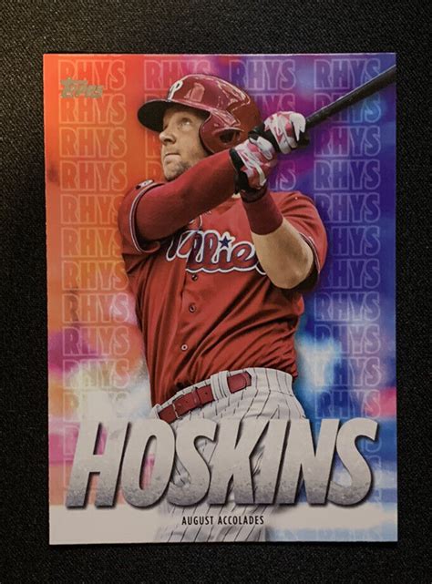 2020 Topps Player Highlights Rhys Hoskins RH 10 Rhys Hoskins Phillies