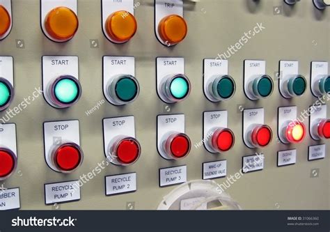 Buttons On Control Panel Stock Illustration 31066360 | Shutterstock