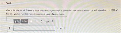 Solved A Point Charge Qı 305 Nc Is Located On The X Axis