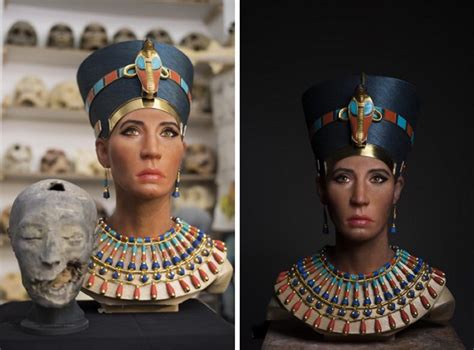 Is This The Face Of Queen Nefertiti? 3-D Facial Reconstruction Of ...