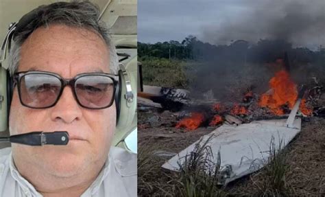 Piloto Roney Mendes dentista e esposa sobrevivem a queda de avião em