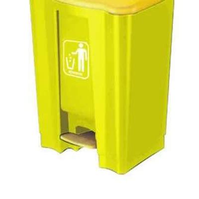 Jual Krisbow 45 Ltr Tempat Sampah Outdoor Pedal Kuning Terbaru Ruparupa