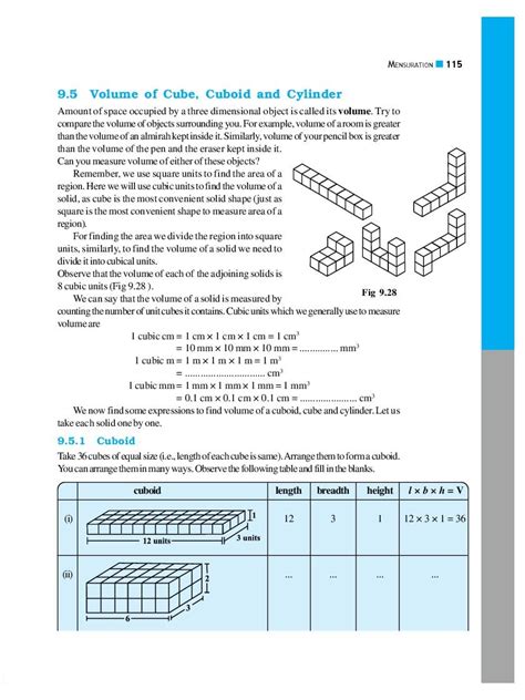 NCERT Book Class 8 Maths Chapter 9 Mensuration 2024 25 Session