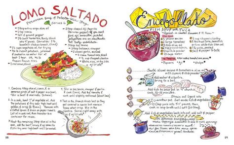 Mi Comida Latina A Hand Drawn Guide To Latin Cuisines Lomo Saltado